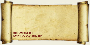 Angelina Mladenović vizit kartica